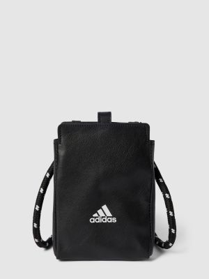 Torba na ramię skórzana Adidas czarna
