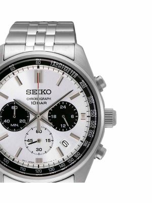 Спортивные часы Seiko серебряные