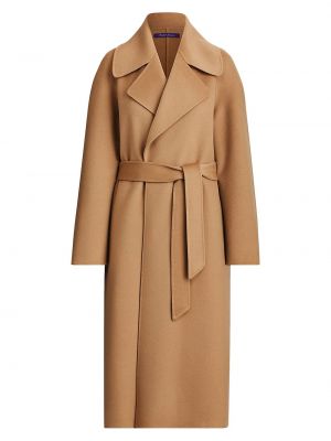 Кашемировое пальто Leonarda Ralph Lauren Collection, кэмел