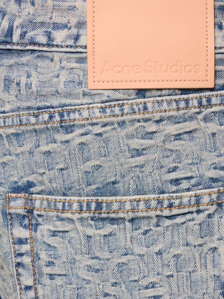 Jeans en coton Acne Studios bleu