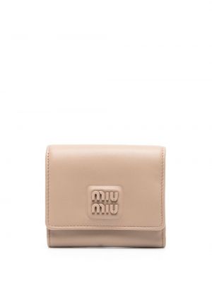 Peňaženka Miu Miu béžová