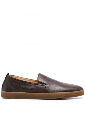 Slip-on skinn loafers Henderson Baracco brun