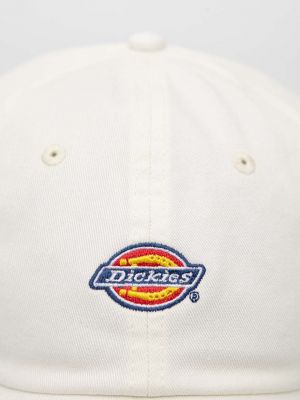 Бавовняна кепка з аплікацією Dickies біла