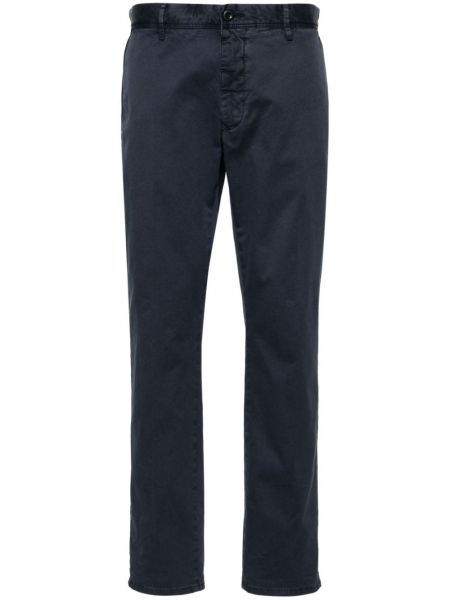 Pantalon chino en coton Incotex bleu