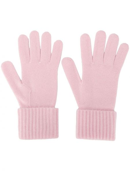 Кашмирени ръкавици N.peal розово
