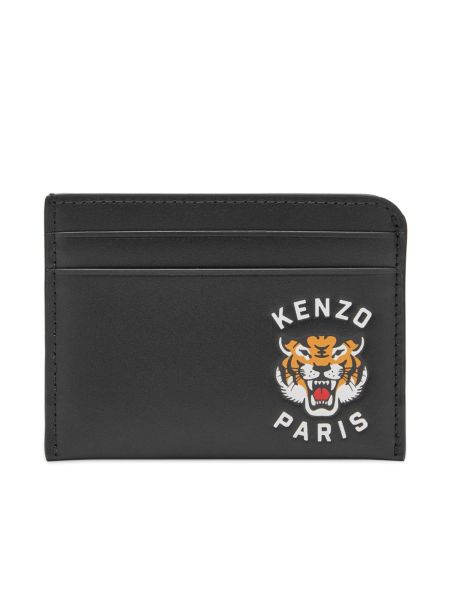 Тигровый кошелек Kenzo черный