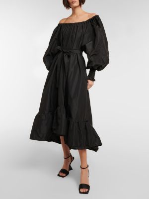 Vestido largo Patou negro