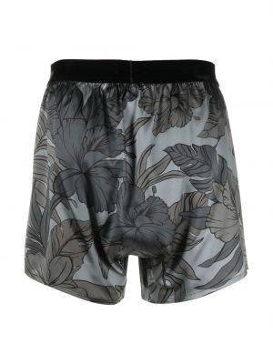 Geblümte shorts mit print Tom Ford grau