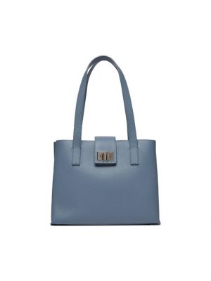 Nákupná taška Furla modrá