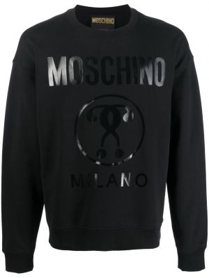 Trykt sweatshirt Moschino svart