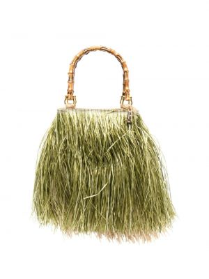 Шопинг чанта La Milanesa зелено