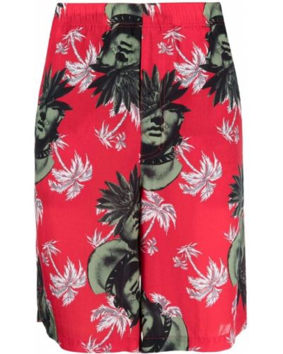 Shorts mit print Undercover rot