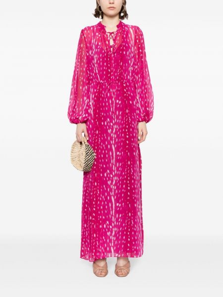 Šaty s potiskem s abstraktním vzorem Dvf Diane Von Furstenberg