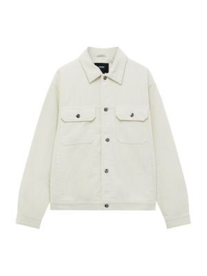 Prijelazna jakna Pull&bear bijela