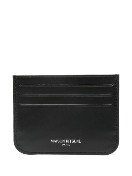 Peněženka Maison Kitsuné černá