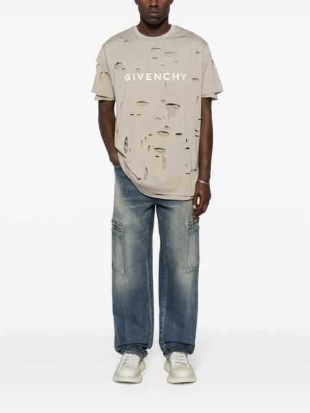 Medvilninis marškinėliai Givenchy pilka