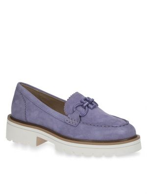 Pantofi loafer Caprice violet