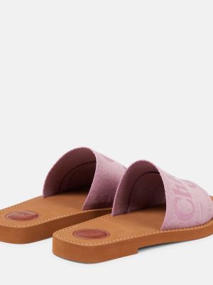 Sandále Chloã© fialová