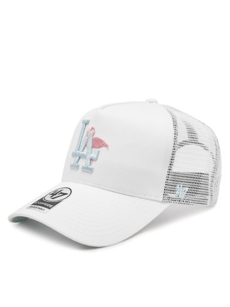 Мрежеста шапка с козирки 47 Brand бяло
