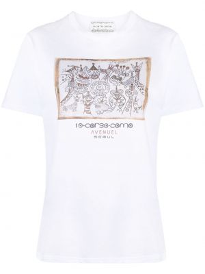 T-shirt mit print 10 Corso Como weiß