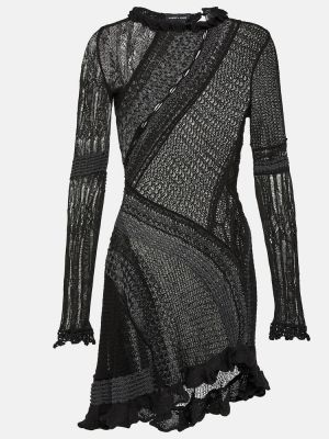 Bavlnené šaty Roberta Einer čierna