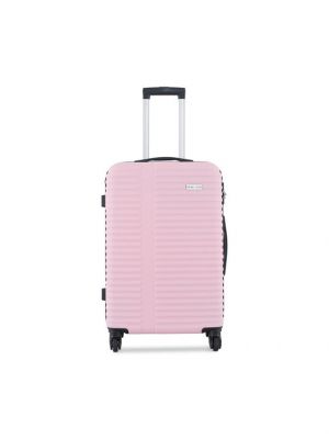 Βαλίτσα Semi Line ροζ