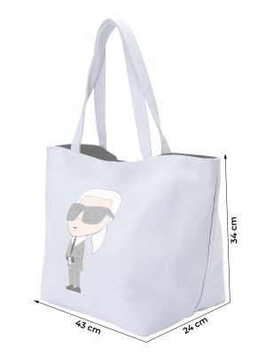 Τσάντα shopper Karl Lagerfeld μπλε