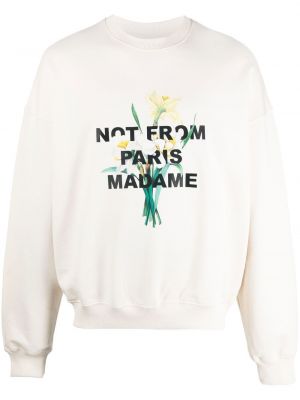 Sweatshirt med mönster i blommigt Drôle De Monsieur