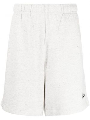 Shorts mit stickerei aus baumwoll Chocoolate grau