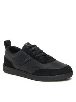 Кружевные туфли на шнуровке Calvin Klein черные