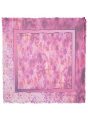 Leopárdmintás sál nyomtatás Roberto Cavalli rózsaszín