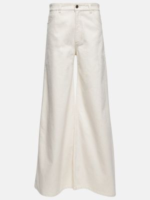 Džínsy s rovným strihom s vysokým pásom Chloã© biela