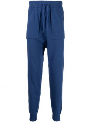 Pantalon de joggings en tricot Pringle Of Scotland bleu