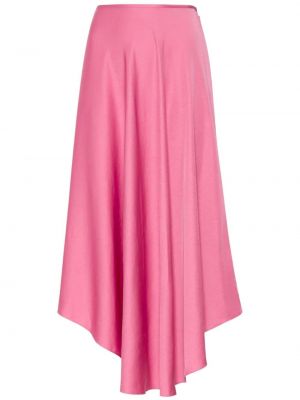 Satenska suknja Lapointe ružičasta