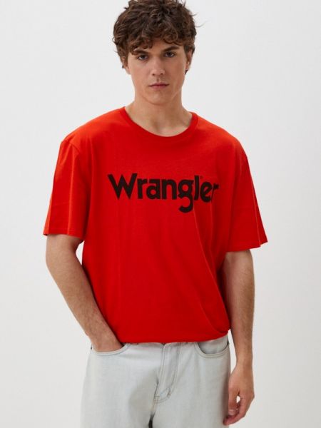 Футболка Wrangler оранжевая