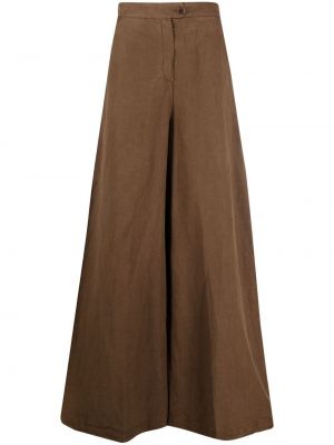 Pantalones de cintura alta Aspesi marrón