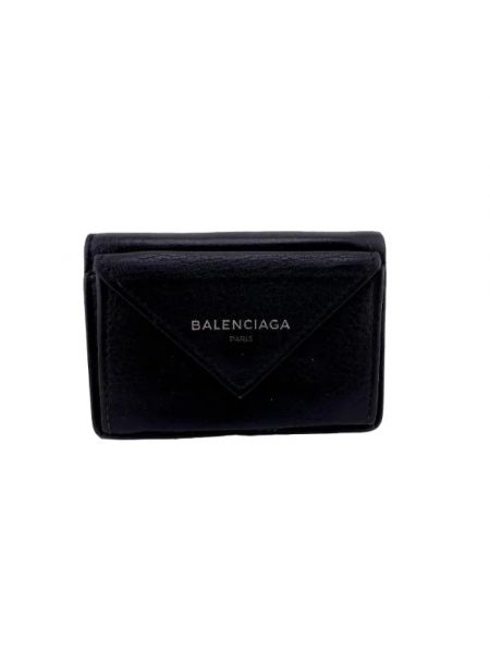 Portfel skórzany Balenciaga Vintage czarny