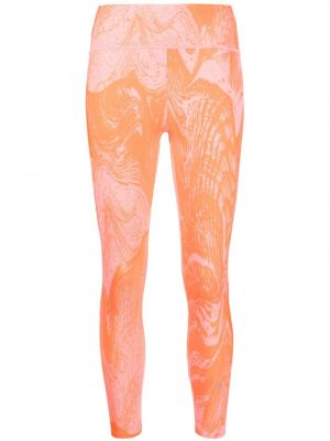 Legíny Adidas By Stella Mccartney oranžová
