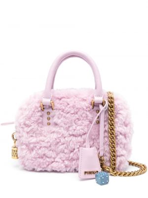 Флийс шопинг чанта Pinko розово