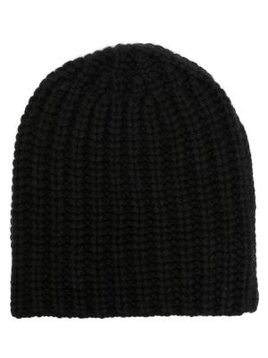 Кашмирена шапка Liska черно