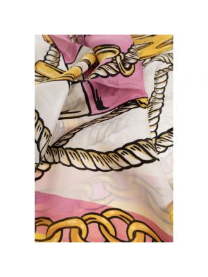 Bufanda de seda con estampado Moschino