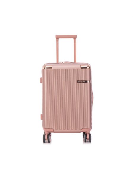 Růžový kufr Semi Line