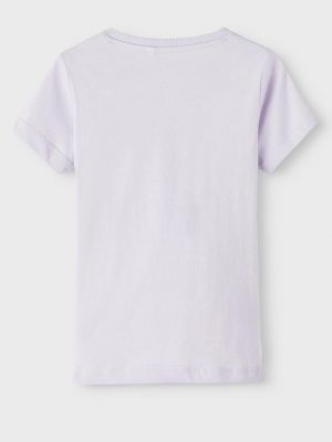 Koszulka z krótkim rękawem Name It fioletowa