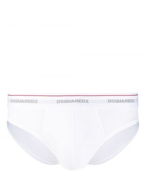 Boxershorts mit print aus modal Dsquared2 weiß