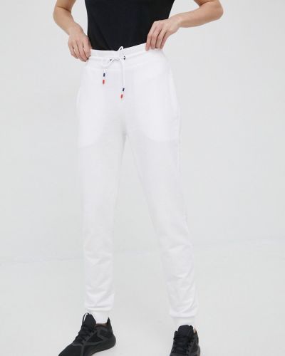 Spodnie sportowe bawełniane Rossignol białe