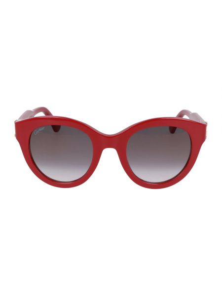 Okulary przeciwsłoneczne Cartier czerwone