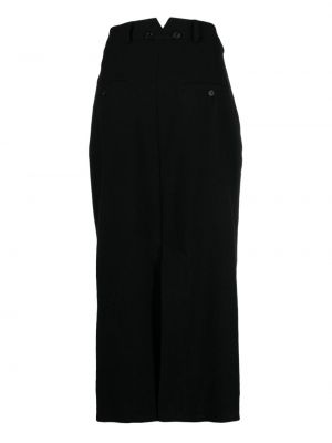Plisované dlouhá sukně Rundholz černé