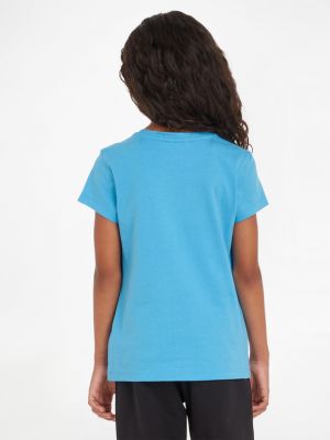 Koszulka Calvin Klein Jeans niebieska