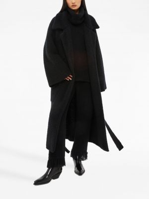 Pletený kabát Alanui černý