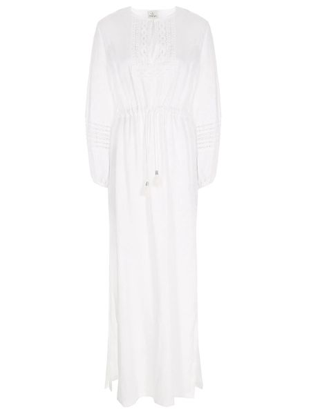 Белое льняное платье Holy Caftan